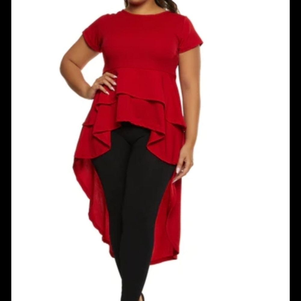 NWOT Rainbow top, size 3X.